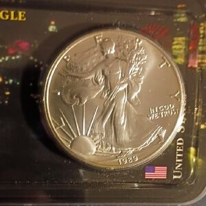 1989 Silver American Eagle Coin